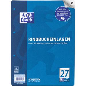 Produktbild für Ringbucheinlagen Oxford 400131582, Lineatur 27, A4