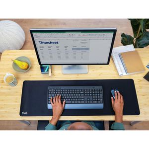Produktbild für Mauspad Trust Mauspad XXL, 24194, schwarz