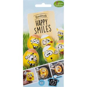 Sticker Heitmann-Eierfarben Happy Smiles