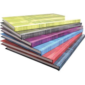 Produktbild für Notizbuch Clairefontaine Kladde, 9042c, farbig sortiert, A4