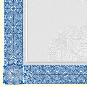 Produktbild für Briefpapier Sigel DP490, Wertpapier blau, A4