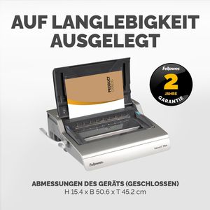 Produktbild für Bindegerät Fellowes Galaxy-E Wire, A4, elektrisch