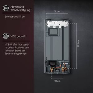 Produktbild für Durchlauferhitzer AEG DDLE EASY 228842, druckfest