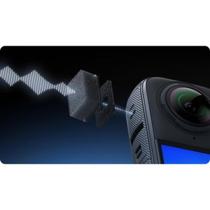 Produktbild für Mikrofon-Windschutz Insta360 Wind Guard, schwarz