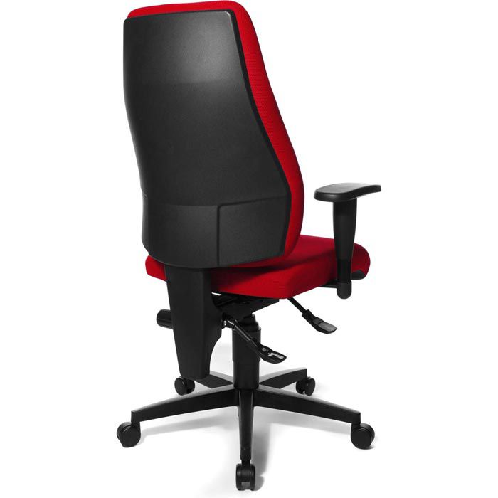 Topstar Bürostuhl Lady Sitness, LT0BK BC1, rot, Stoff, belastbar bis ...