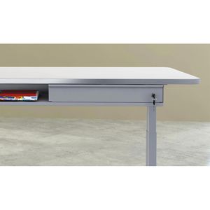 Produktbild für Unterbau-Schublade Kerkmann 3797, alusilber, aus Metall
