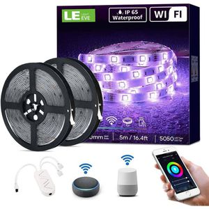 LED-Streifen Lepro dimmbar, weiß + RGB