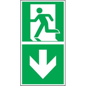 Hinweisschild Abtec ISO 7010 E001+E005 Kunststoff