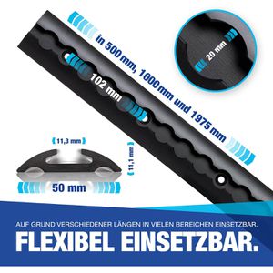 Produktbild für Airlineschiene NTG Standard, Set, zum Schrauben, 2 Stück