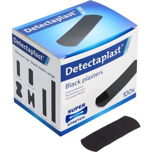 Pflaster Detectaplast Black, 100 Strips