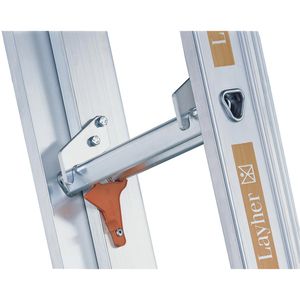 Produktbild für Schiebeleiter Layher Topic 1035, 2 x 18 Sprossen