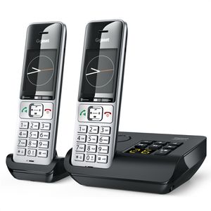 Telefon Gigaset COMFORT 500A Duo, silber / schwarz