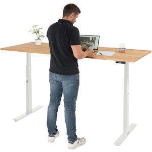 Produktbild für Schreibtisch Rau adlatus 100, buche / lichtgrau