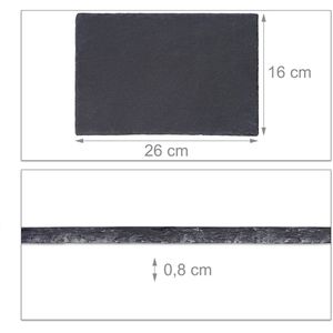 Produktbild für Schieferplatten Relaxdays 10030879, 26 x 16cm