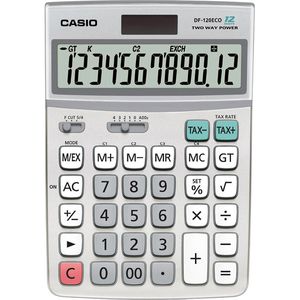 Taschenrechner Casio DF-120 ECO, MwSt-Berechnung