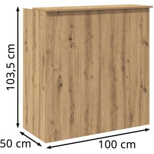 Produktbild für Empfangstheke vidaXL 3324168, artisan eiche