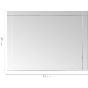 Produktbild für Wandspiegel vidaXL 249531, rechteckig