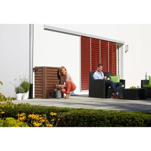 Produktbild für Regentonne Garantia Woody Wandtank, 350 Liter