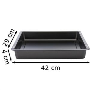 Produktbild für Backblech Westmark Brat- &amp; Backform, anthrazit, aus Stahlblech