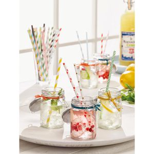 Produktbild für Strohhalme Papstar 87512 pure Stripes, aus Papier