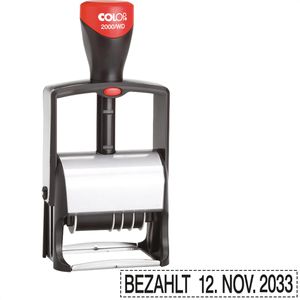 Produktbild für Datumstempel Colop Classic 2000/WD, schwarz, selbstfärbend