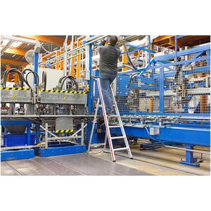 Produktbild für Stehleiter Hymer SC80, 802604, mit Plattform