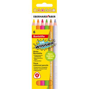 Buntstifte Eberhard-Faber TRI Winner Leuchtfarben