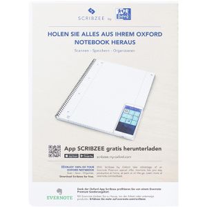 Produktbild für Collegeblock Oxford Duo, 400101421, A4