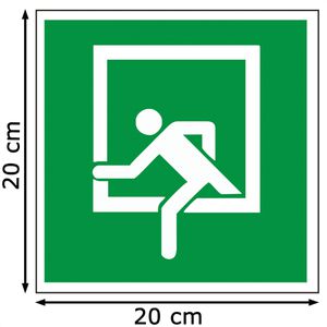 Produktbild für Hinweisschild Abtec DIN 4844-2 Folie