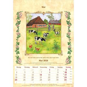 Produktbild für Bildkalender Alpha 100 jähriger Kalender Jahr 2026