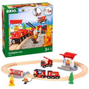 Produktbild für Spielzeugeisenbahn BRIO 33815 Bahn Feuerwehr Set