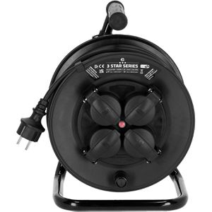 Produktbild für Kabeltrommel Adam-Hall 3 Star CD 25 schwarz, 25m