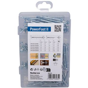 Produktbild für Schraubenset Fischer Meisterbox PowerFast II SK