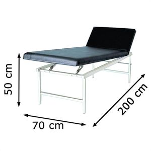 Produktbild für Behandlungsliege Söhngen 6001127s, aus Metall, schwarz