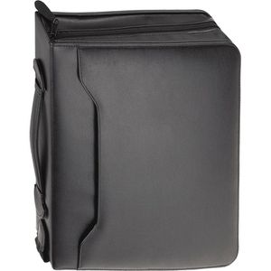 Produktbild für Schreibmappe Alassio 31506, Bergamo, schwarz, Kunstleder