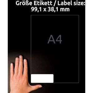 Produktbild für Adressetiketten Zweckform LR7163-100 Recycling