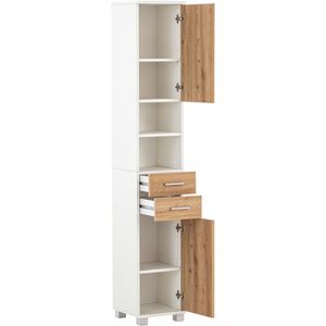 Produktbild für Badschrank Schildmeyer Palermo 157660,eiche / weiß