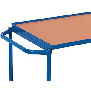 Produktbild für Tischwagen VARIOfit sw-701.501, aus Metall &amp; Holz