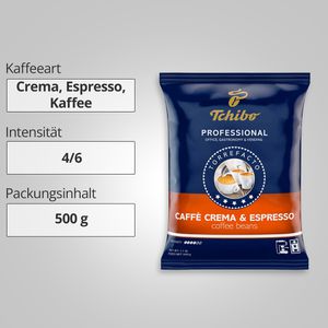 Produktbild für Kaffee Tchibo Professional Caffe Crema &amp; Espresso