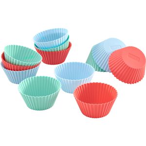 Produktbild für Muffinförmchen Lurch Muffinliner, wiederverwendbar aus Silikon