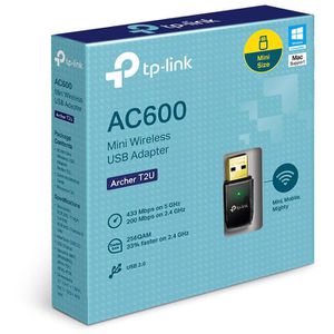 Produktbild für WLAN-Adapter TP-Link AC600, Archer T2U, USB 2.0