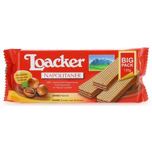 Waffeln Loacker Classic Napolitaner, Waffelschnitte