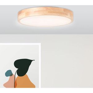 Produktbild für Deckenleuchte Brilliant Moreen Holz, braun, LED