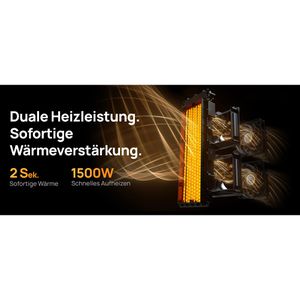 Produktbild für Heizlüfter Dreo HSH028 Solaris 628, mit 4 Stufen bis 2000 Watt