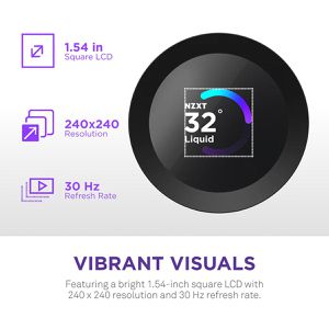 Produktbild für CPU-Kühler NZXT Kraken Plus 360 RGB, RL-KR360-B2, PWM