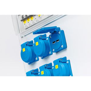 Produktbild für CEE-Stromverteiler as-Schwabe Fixo 6 Max, mobil, für außen