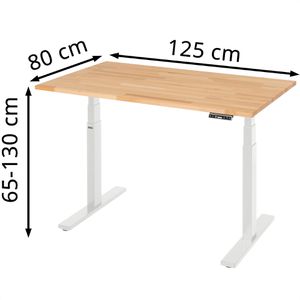 Produktbild für Schreibtisch Rau adlatus 100, buche / lichtgrau
