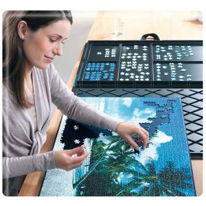 Produktbild für Puzzlematte Ravensburger 17962, Store &amp; Go, mit 5 Sortierboxen