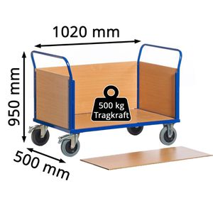 Produktbild für Transportwagen Rollcart Vierwandwagen, 02-6105
