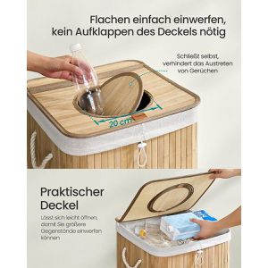 Produktbild für Pfandflaschen-Sammelbehälter Songmics 95 Liter